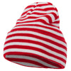 Trendy Striped 12 Inch Long Cuff Beanie