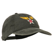 12th Air Force Badge Embroidered Washed Cap