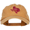 Texas Football State Map Embroidered Unstructured Cap