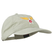 12th Air Force Badge Embroidered Washed Cap