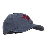 Texas Football State Map Embroidered Unstructured Cap