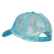 Taiwan TWN Flag Embroidered Low Profile Cotton Mesh Cap