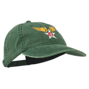 12th Air Force Badge Embroidered Washed Cap