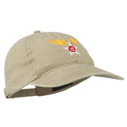 12th Air Force Badge Embroidered Washed Cap