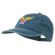 12th Air Force Badge Embroidered Washed Cap