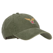 12th Air Force Badge Embroidered Washed Cap