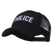 Text Law and Forces Embroidered Patched Mesh Cap