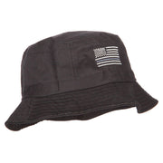 Thin Grey Line USA Flag Embroidered Bucket Hat