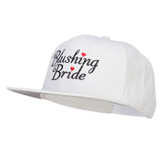 Blushing Bride Embroidered Cotton Snapback