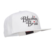 Blushing Bride Embroidered Cotton Snapback