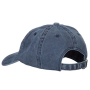 US Coast Guard Veteran Anchors Embroidered Washed Cotton Cap