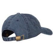 US Coast Guard Veteran Anchors Embroidered Washed Cotton Cap