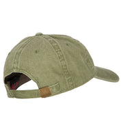 US Coast Guard Veteran Anchors Embroidered Washed Cotton Cap