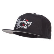 Blushing Bride Embroidered Cotton Snapback