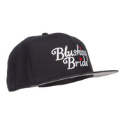 Blushing Bride Embroidered Cotton Snapback