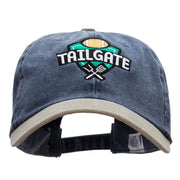 Tailgate Embroidered Pigment Dyed Wash Cap