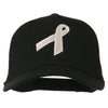 Breast Cancer Ribbon Embroidered Cap