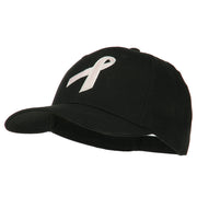 Breast Cancer Ribbon Embroidered Cap