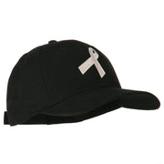 Breast Cancer Ribbon Embroidered Cap