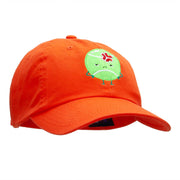 Injured Tennis Ball Embroidered Unstructured Cotton Twill Cap