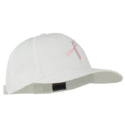 Breast Cancer Ribbon Embroidered Cap