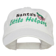 Santa's Little Helpers Embroidered Pet Spun Cap