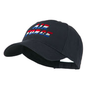 Three Color Air Force Logo Embroidered Cap