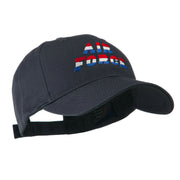 Three Color Air Force Logo Embroidered Cap