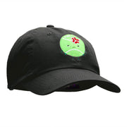 Injured Tennis Ball Embroidered Unstructured Cotton Twill Cap