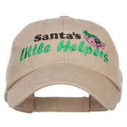 Santa's Little Helpers Embroidered Pet Spun Cap