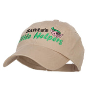 Santa's Little Helpers Embroidered Pet Spun Cap