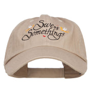 Sweet Somethings Embroidered Low Cap