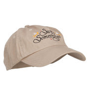 Sweet Somethings Embroidered Low Cap