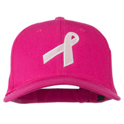 Breast Cancer Ribbon Embroidered Cap