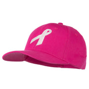 Breast Cancer Ribbon Embroidered Cap