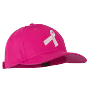 Breast Cancer Ribbon Embroidered Cap