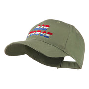 Three Color Air Force Logo Embroidered Cap