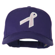 Breast Cancer Ribbon Embroidered Cap