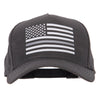 Thin Grey Line USA Silver Flag Heat Transfer 5 Panel Pro Style Twill Brushed Cap