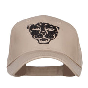 Tiger Emblem Embroidered Low Twill Cap