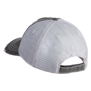 U.S. Army 27th Infantry Brigade Combat Team Embroidered Low Profile Special Cotton Mesh Cap - Black OSFM