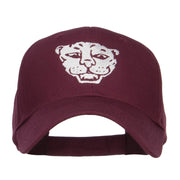 Tiger Emblem Embroidered Low Twill Cap