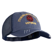 U.S. Army 27th Infantry Brigade Combat Team Embroidered Low Profile Special Cotton Mesh Cap - Navy OSFM
