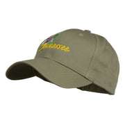 USA State Tennessee Flowers Iris Embroidered Organic Cotton Cap