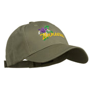 USA State Tennessee Flowers Iris Embroidered Organic Cotton Cap