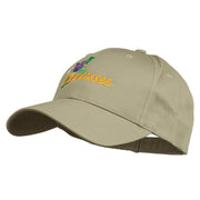 USA State Tennessee Flowers Iris Embroidered Organic Cotton Cap