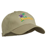 USA State Tennessee Flowers Iris Embroidered Organic Cotton Cap