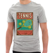 Rusty Tennis Racquet Cotton Short Sleeve Graphic Shirt