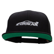 Supercar Embroidered Wool Blend Prostyle Snapback - Black OSFM