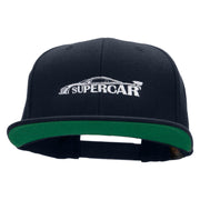 Supercar Embroidered Wool Blend Prostyle Snapback - Navy OSFM